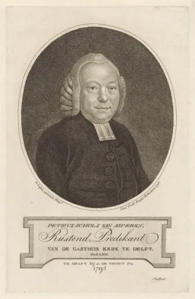 Portret van Petrus Schols van Asperen