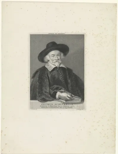 Portret van Petrus Scriverius