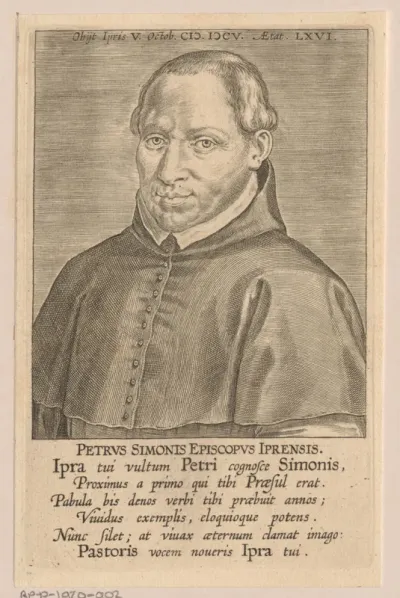 Portret van Petrus Simons