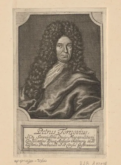 Portret van Petrus Tornovius