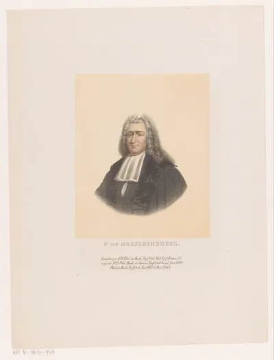 Portret van Petrus van Musschenbroek