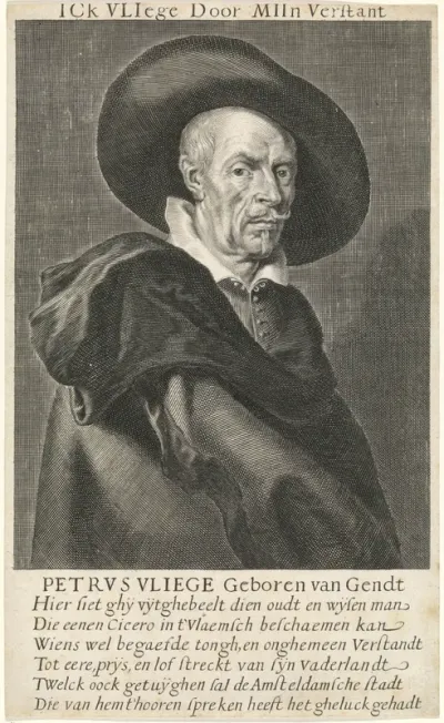 Portret van Petrus Vliege