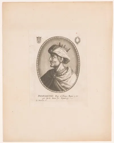 Portret van Pharamond, koning der Franken