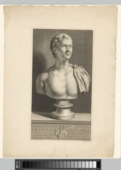 Portret van Philip, baron van Stosch