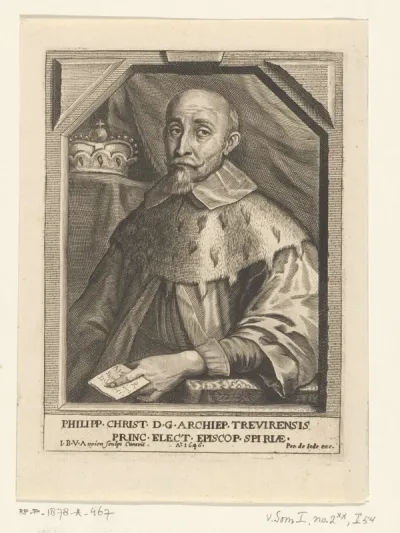 Portret van Philip Christoph von Sötern