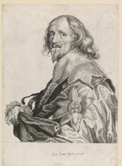 Portret van Philip Herbert 4e graaf van Pembroke, 1e graaf van Montgomery