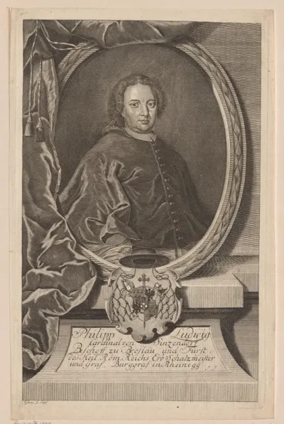 Portret van Philip Ludwig von Sinzendorf