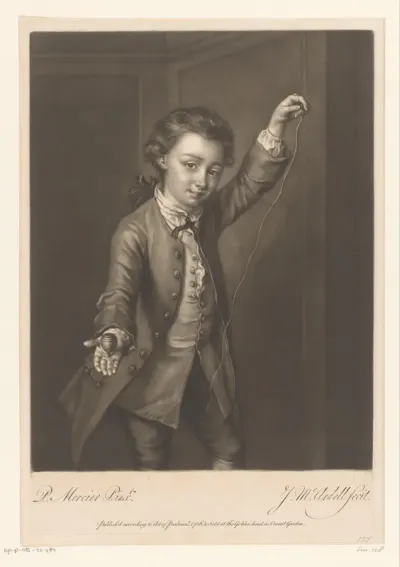 Portret van Philip Mercier