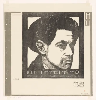 Portret van Philip Metman