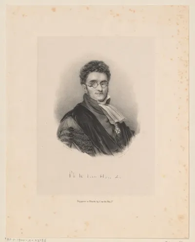 Portret van Philip Willem van Heusde