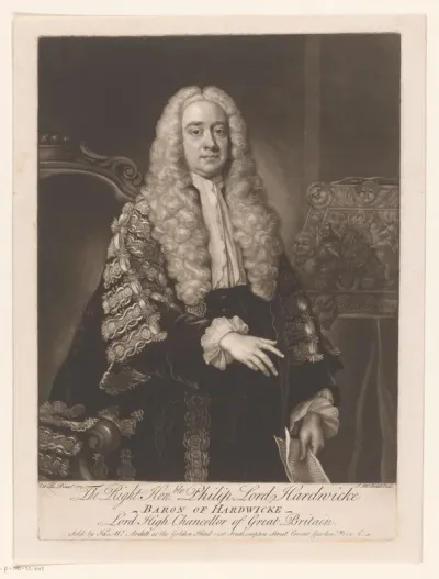 Portret van Philip Yorke