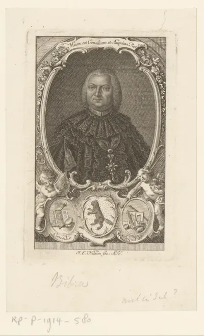 Portret van Philipp Anton Sigmund von Bibra
