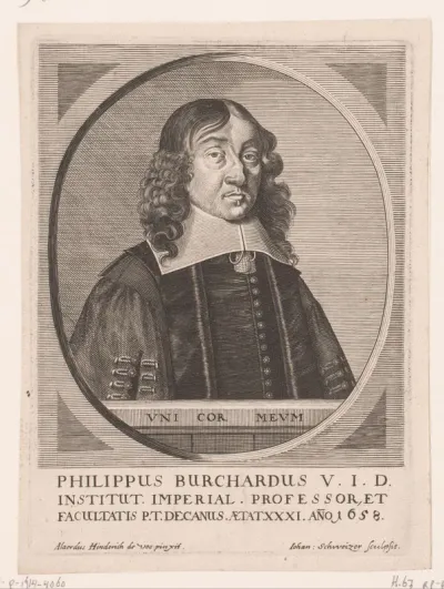 Portret van Philipp Burchard