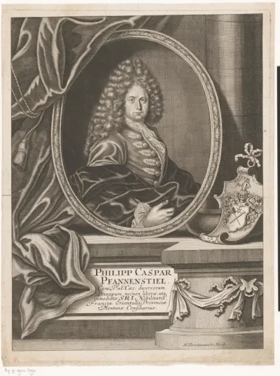 Portret van Philipp Caspar Pfannenstiel
