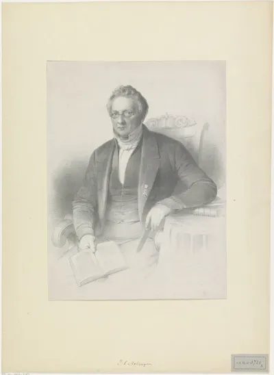 Portret van Philipp Christiaan Molhuysen