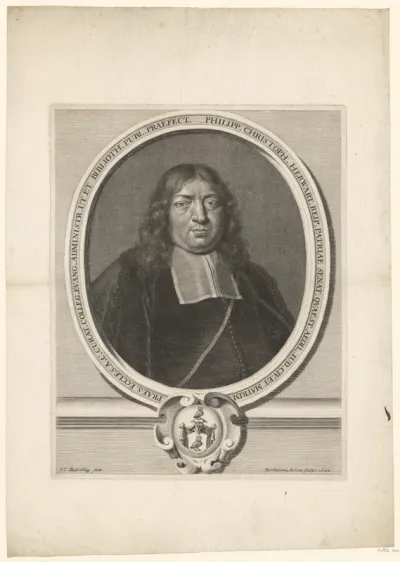 Portret van Philipp Christoph Herwart