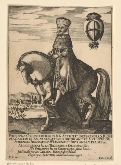 Portret van Philipp Christoph von Sötern