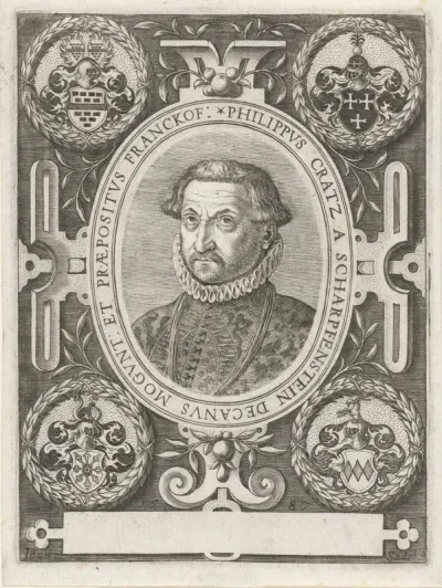 Portret van Philipp Cratz van Scharffenstein