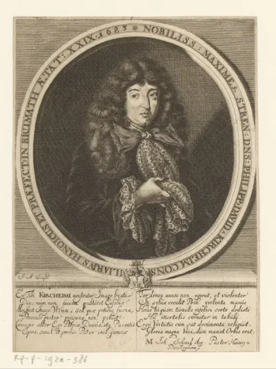 Portret van Philipp David von Kircheim