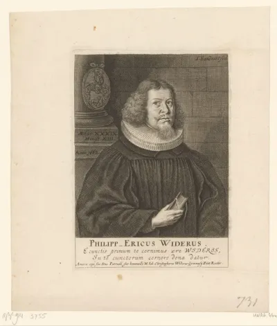 Portret van Philipp Ehrenreich Wider
