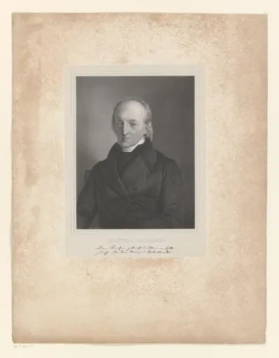 Portret van Philipp Emanuel von Fellenberg