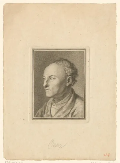 Portret van Philipp Erasmus Reich