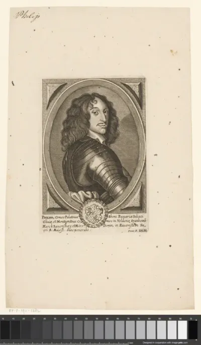 Portret van Philipp Florinus von Pfalz-Sulzbach