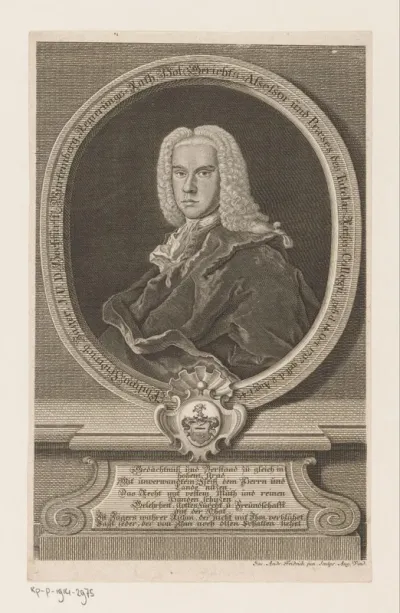 Portret van Philipp Friedrich Jäger