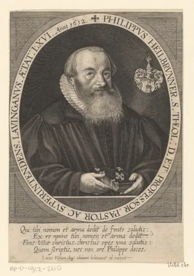 Portret van Philipp Heilbrunner