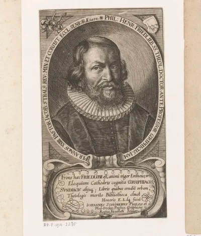 Portret van Philipp Heinrich Friedlieb