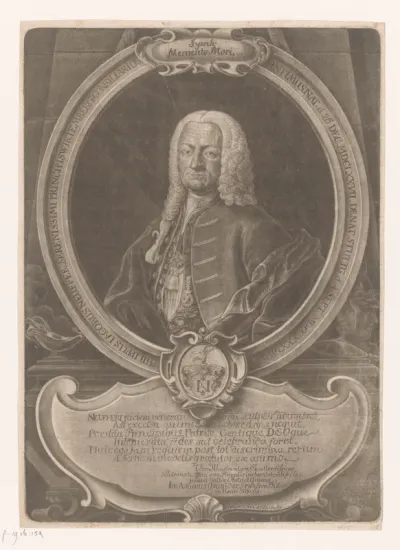 Portret van Philipp Jacob Neuffer