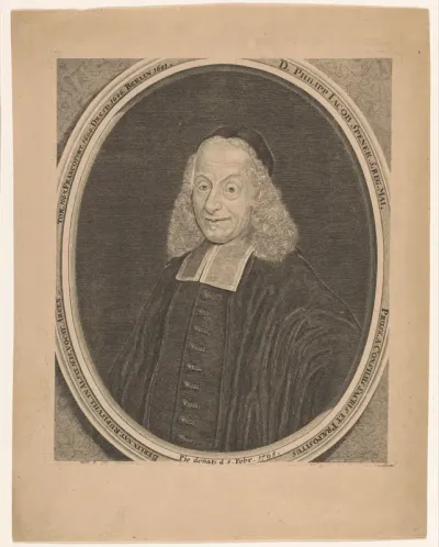 Portret van Philipp Jacob Spener