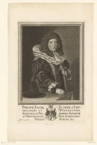 Portret van Philipp Jacob Tucher von Simmelsdorf