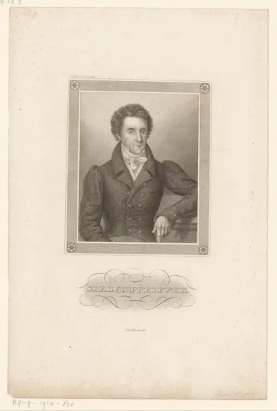 Portret van Philipp Jakob Siebenpfeiffer