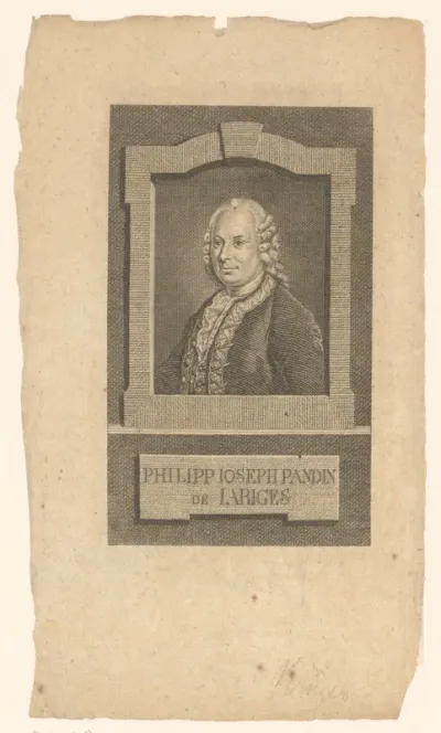 Portret van Philipp Joseph Pandin von Jariges