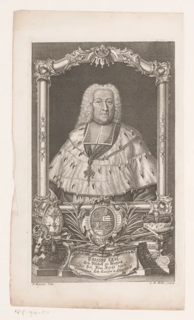 Portret van Philipp Karl von Eltz-Kempenich, aartsbisschop van Mainz