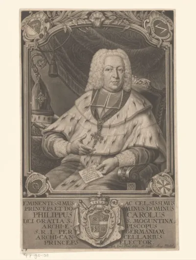 Portret van Philipp Karl von Eltz-Kempenich