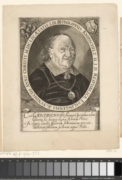 Portret van Philipp Knipschild