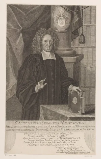 Portret van Philipp Ludwig Hanneken