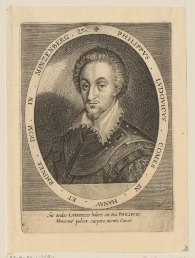 Portret van Philipp Ludwig II, graaf van Hanau-Münzenberg