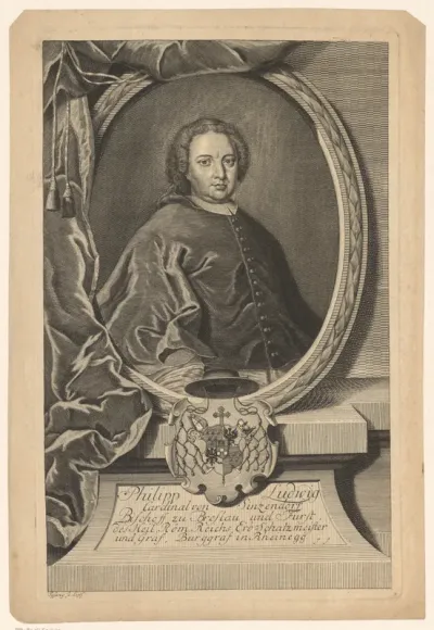 Portret van Philipp Ludwig, Reichsgraf von Sinzendorf