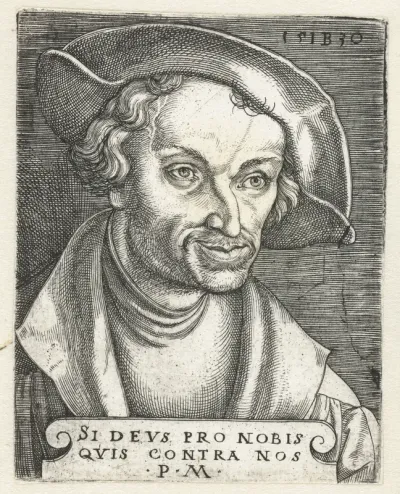 Portret van Philipp Melanchthon