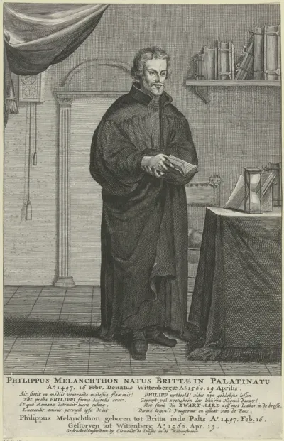 Portret van Philipp Melanchthon