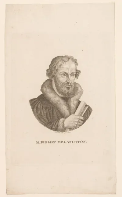 Portret van Philipp Melanchthon