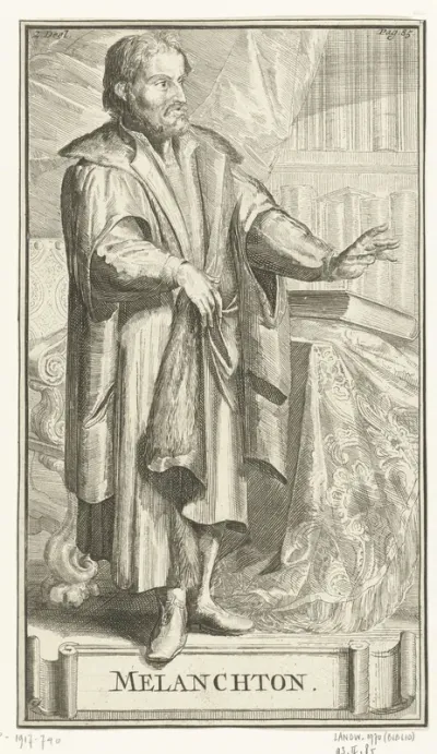 Portret van Philipp Melanchthon