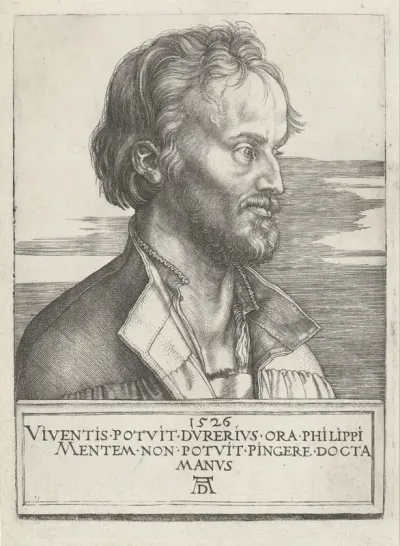 Portret van Philipp Melanchthon