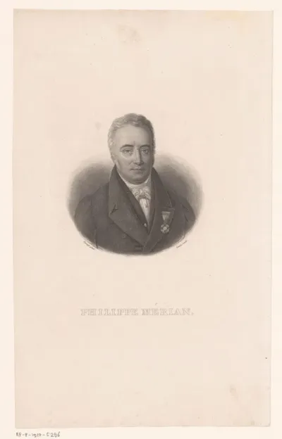 Portret van Philipp Merian