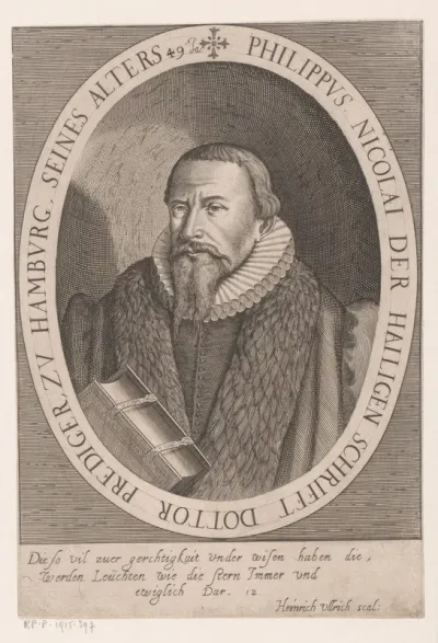 Portret van Philipp Nicolai