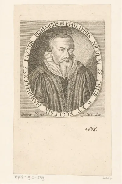Portret van Philipp Nicolai