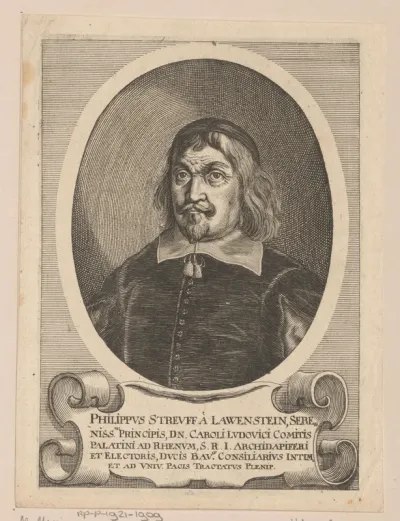 Portret van Philipp Streuff von Lauenstein
